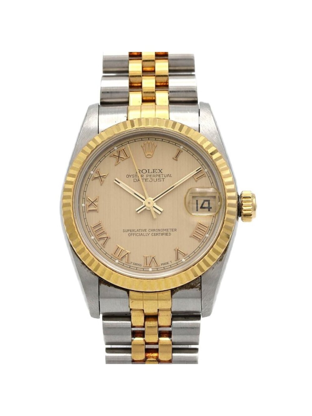 Rolex Datejust Stainless Steel Yellow Gold Automatic